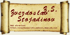 Zvezdoslav Stojadinov vizit kartica